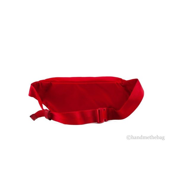 NEW Tory Burch Medium Belt Bag Fanny Pack Brilliant Red Nylon Adjustable 82508 - Picture 6 of 6